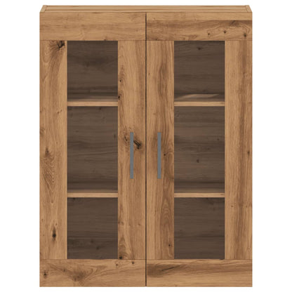 Credenza Rovere Artigianale 69,5x34x90 cm in Legno Multistrato
