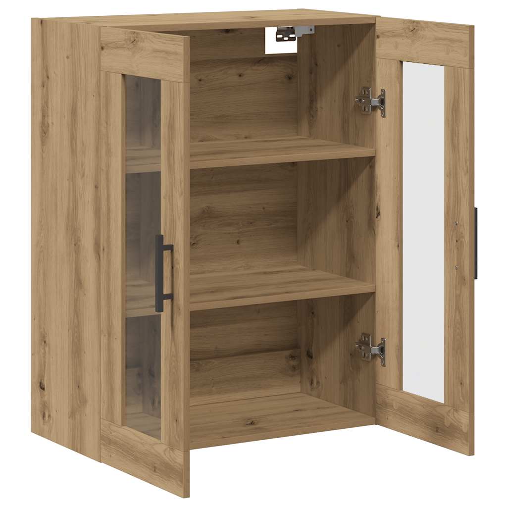 Credenza Rovere Artigianale 69,5x34x90 cm in Legno Multistrato