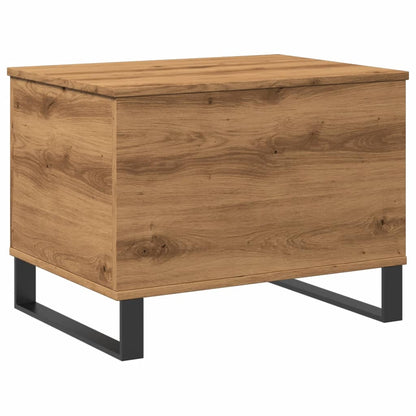 Tavolino Salotto Rovere Artigianale 60x44,5x45 cm in Truciolato
