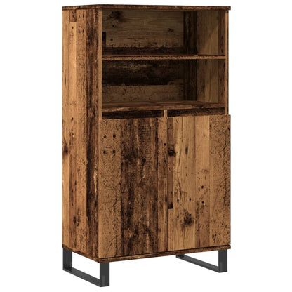 Credenza Legno Antico 60x36x110 cm in Legno Multistrato