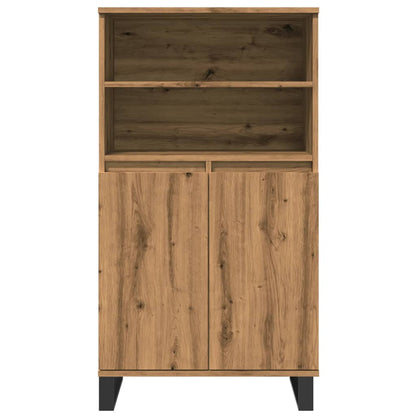 Credenza Rovere Artigianale 60x36x110 cm in Legno Multistrato