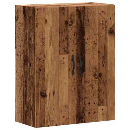 Mobile a Parete Legno Antico 69,5x34x90 cm in Truciolato