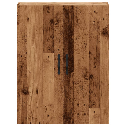 Mobile a Parete Legno Antico 69,5x34x90 cm in Truciolato