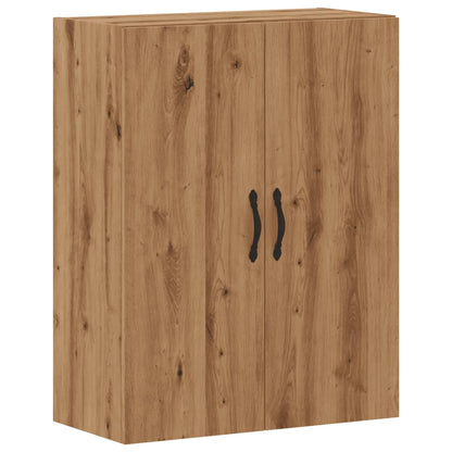 Mobile a Parete Rovere Artigianale 69,5x34x90 cm in Truciolato