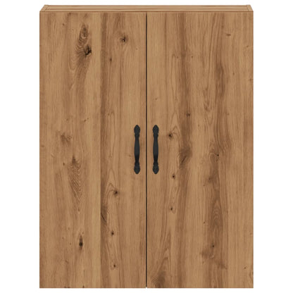 Mobile a Parete Rovere Artigianale 69,5x34x90 cm in Truciolato
