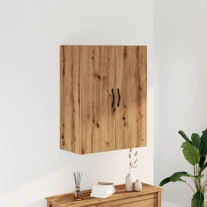 Mobile a Parete Rovere Artigianale 69,5x34x90 cm in Truciolato