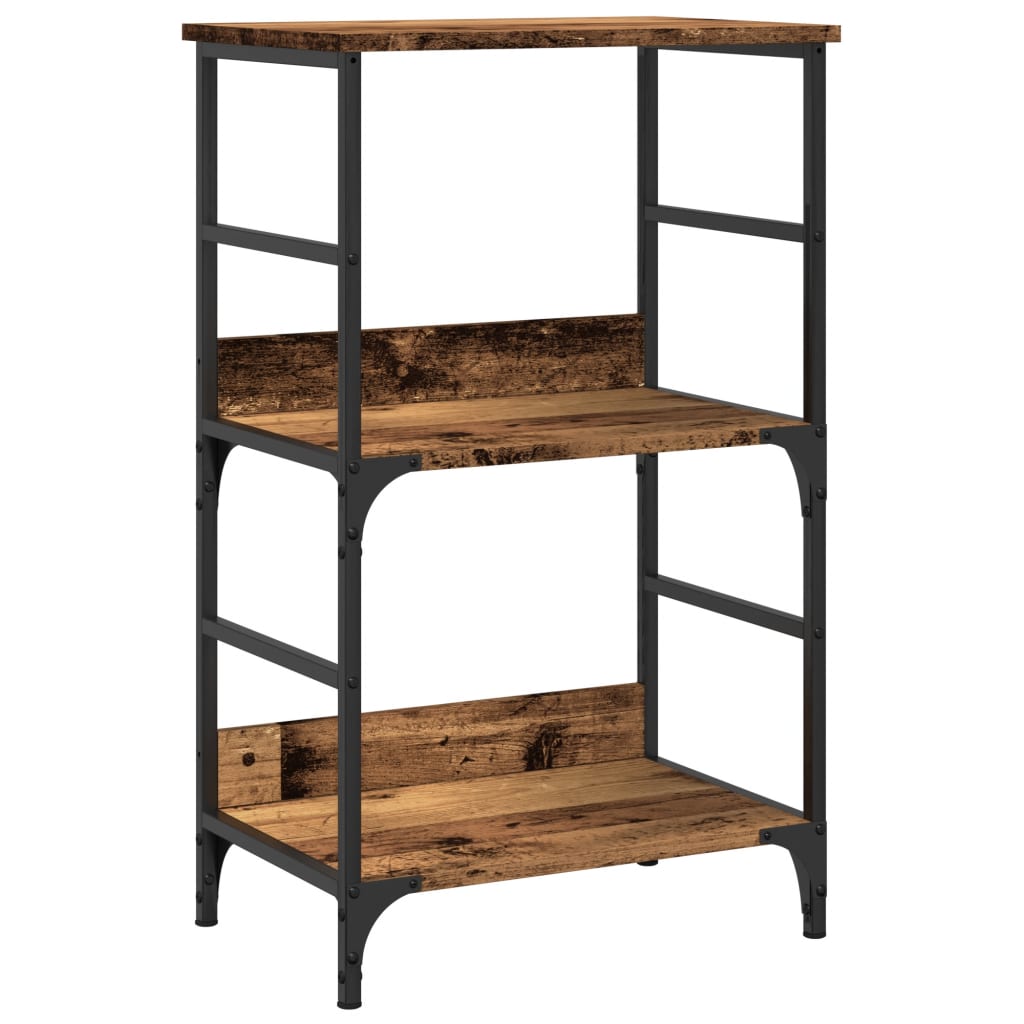 Libreria Legno Antico 50x33x82 cm in Legno Multistrato