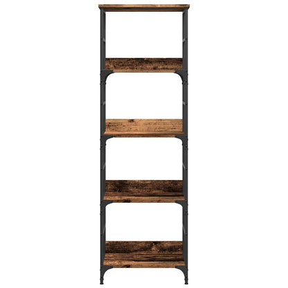 Libreria Legno Antico 50x33x153 cm in Legno Multistrato