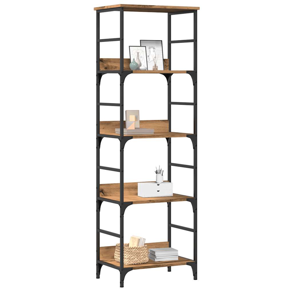 Libreria Rovere Artigianale 50x33x153 cm in Truciolato