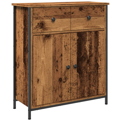 Credenza Legno Antico 70x30x80 cm in Legno Multistrato