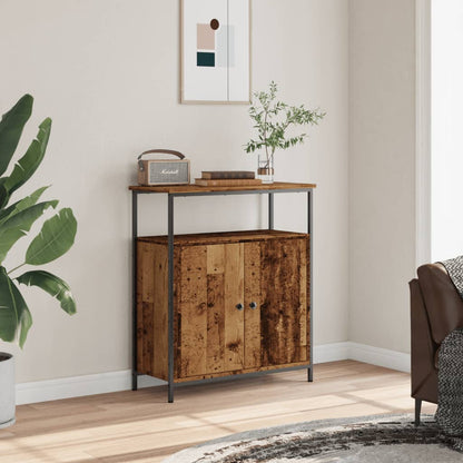 Credenza Legno Antico 70x30x80 cm in Legno Multistrato