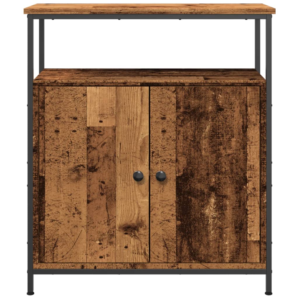 Credenza Legno Antico 70x30x80 cm in Legno Multistrato