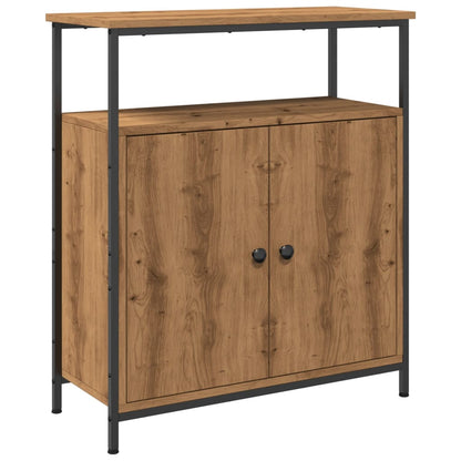 Credenza Rovere Artigianale 70x30x80 cm in Legno Multistrato
