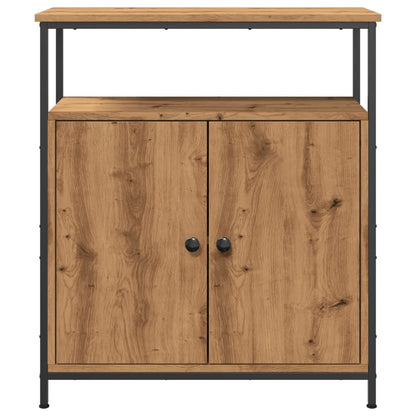 Credenza Rovere Artigianale 70x30x80 cm in Legno Multistrato