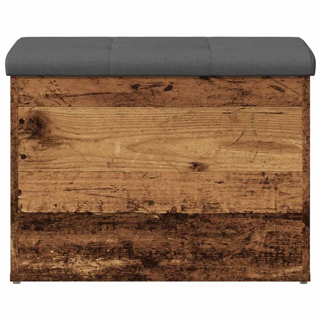 Panca Portaoggetti Legno Antico 62x42x45 cm Legno Multistrato