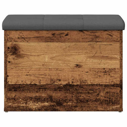 Panca Portaoggetti Legno Antico 62x42x45 cm Legno Multistrato