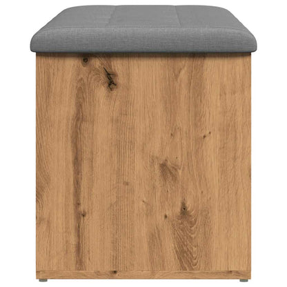 Panca Portaoggetti Rovere Artigianale 102x42x45 cm Truciolato