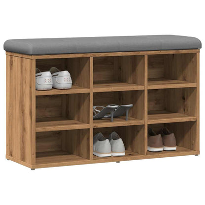 Scarpiera Rovere Artigianale 82x32x50 cm in Legno Multistrato