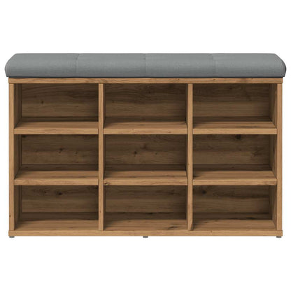 Scarpiera Rovere Artigianale 82x32x50 cm in Legno Multistrato