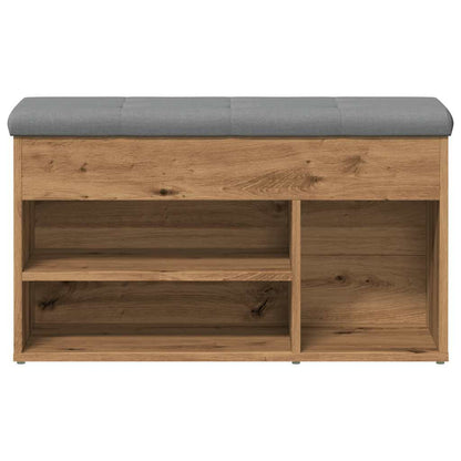 Scarpiera Rovere Artigianale 82x32x45,5 cm in Legno Multistrato