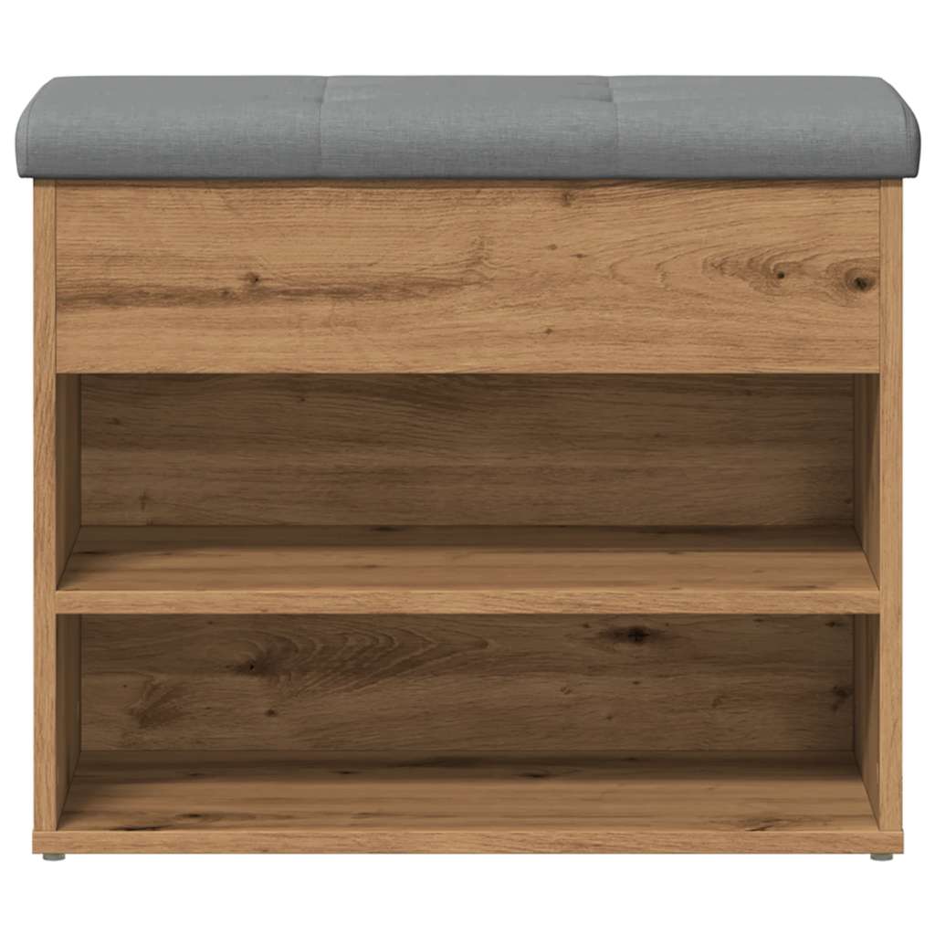 Scarpiera Rovere Artigianale 62x32x50 cm in Legno Multistrato