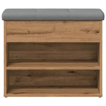 Scarpiera Rovere Artigianale 62x32x50 cm in Legno Multistrato