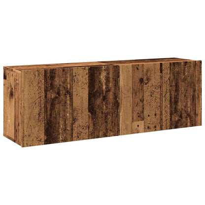 Mobili TV a Parete 2pz Legno Antico 60x30x41 cm