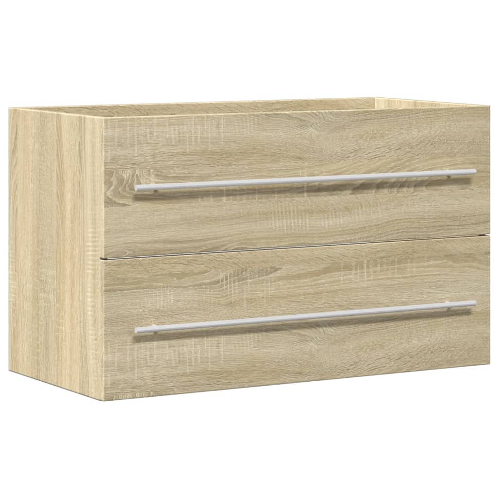 Mobile Lavabo Legno Antico 80x38,5x48 cm in Legno Multistrato