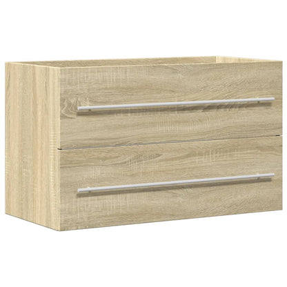 Mobile Lavabo Legno Antico 80x38,5x48 cm in Legno Multistrato