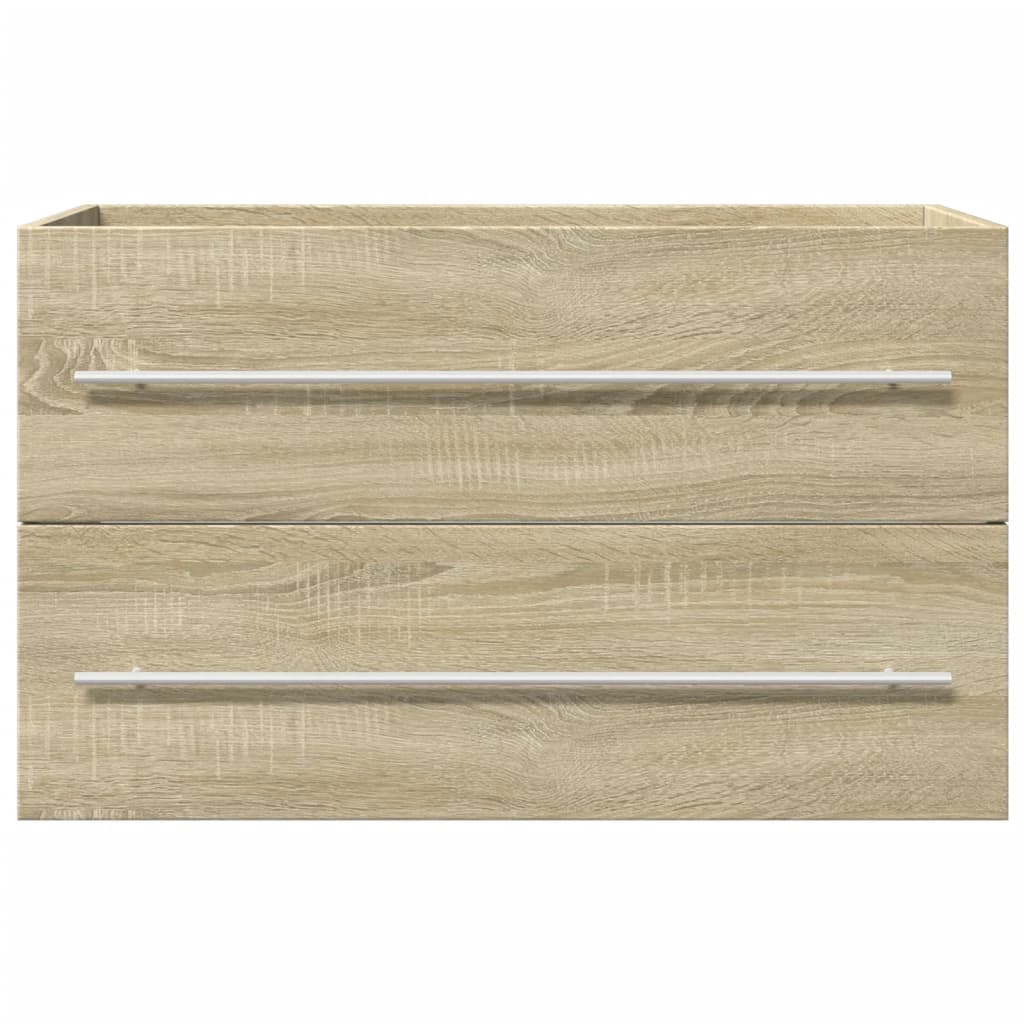 Mobile Lavabo Legno Antico 80x38,5x48 cm in Legno Multistrato