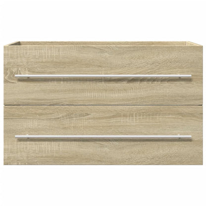 Mobile Lavabo Legno Antico 80x38,5x48 cm in Legno Multistrato