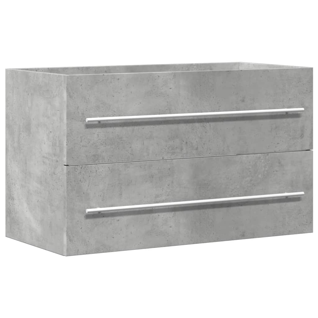 Mobile Lavabo Rovere Artigianale 80x38,5x48 cm in Truciolato