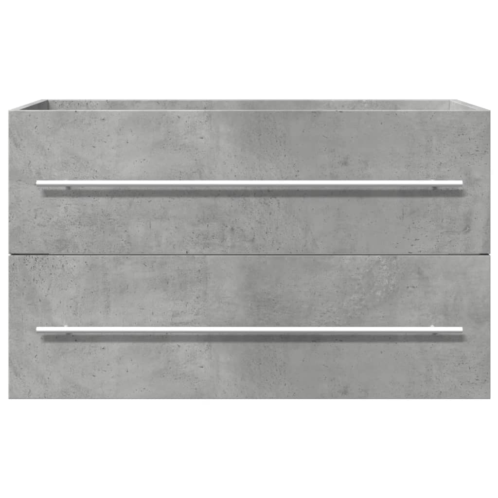 Mobile Lavabo Rovere Artigianale 80x38,5x48 cm in Truciolato