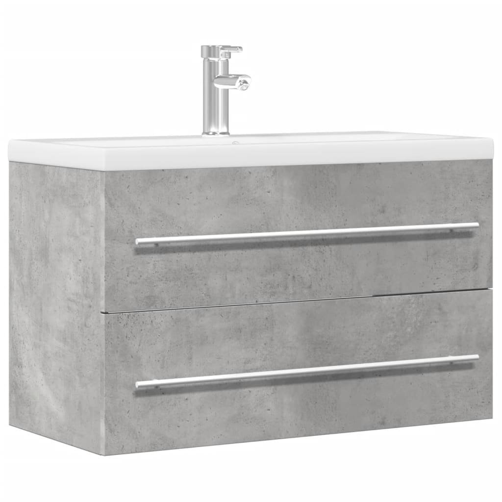 Mobile Lavabo Rovere Artigianale 80x38,5x48 cm in Truciolato