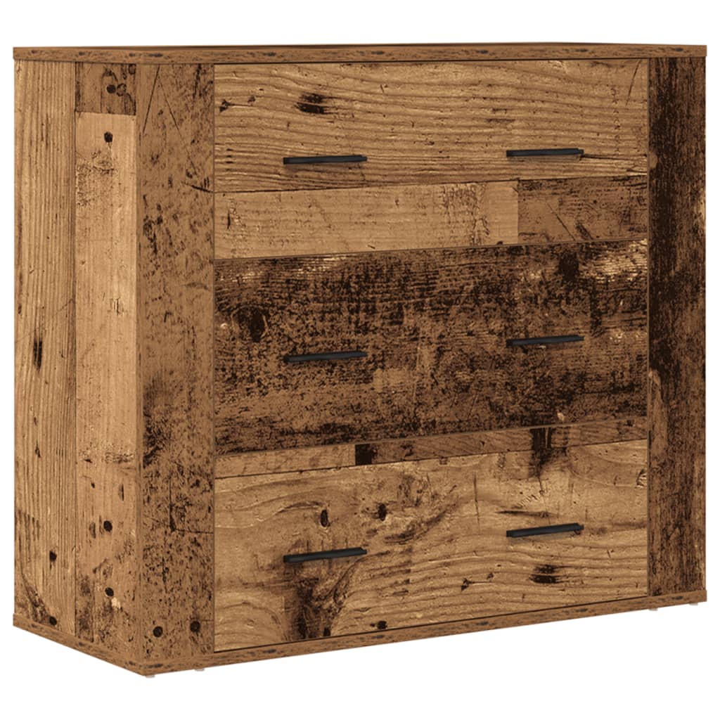 Credenza Legno Vecchio 80x33x70 cm in Truciolato
