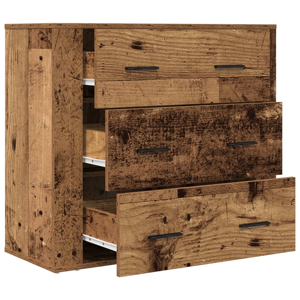 Credenza Legno Vecchio 80x33x70 cm in Truciolato