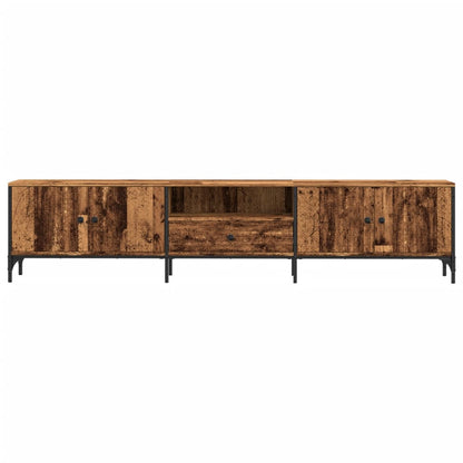 Mobile TV con Cassetto Legno Antico 200x25x44 cm in Truciolato