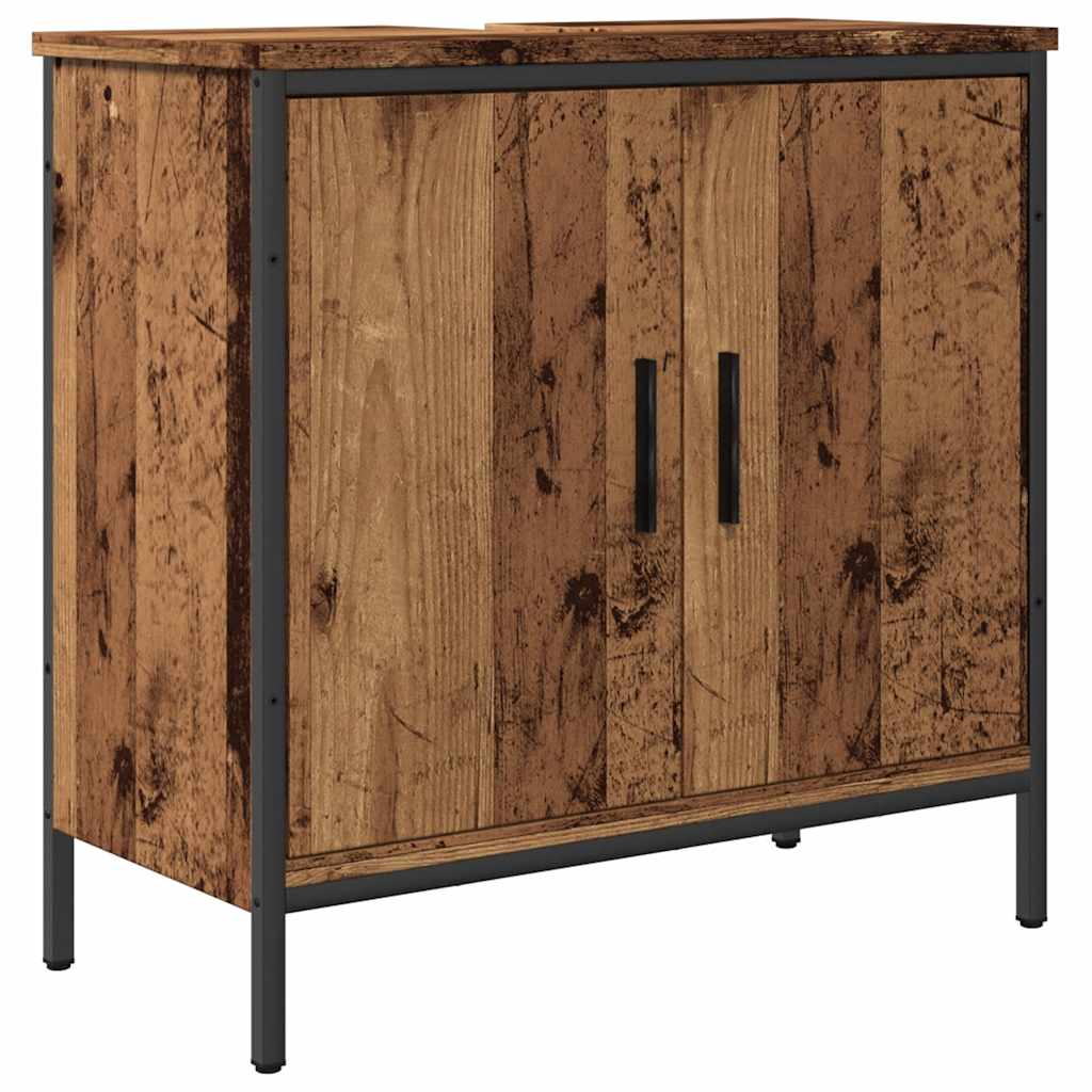 Mobile Sottolavabo Legno Antico 60x30x60 cm Legno Multistrato