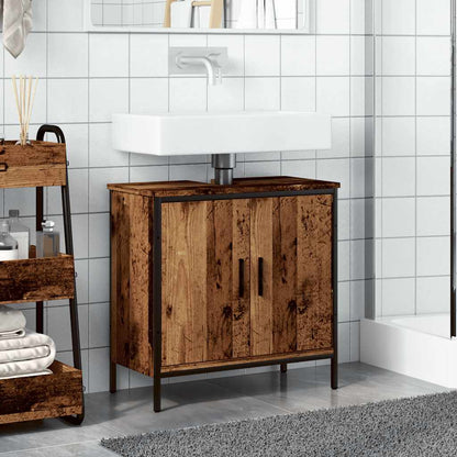 Mobile Sottolavabo Legno Antico 60x30x60 cm Legno Multistrato