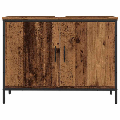 Mobile Sottolavabo Legno Antico 80x30x60 cm Legno Multistrato