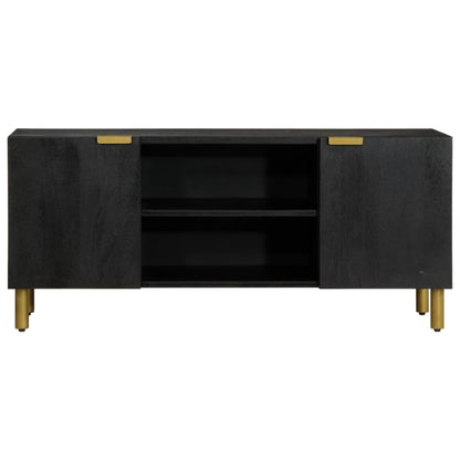 Mobile Porta TV Nero 105x33x46 cm in Legno Multistrato