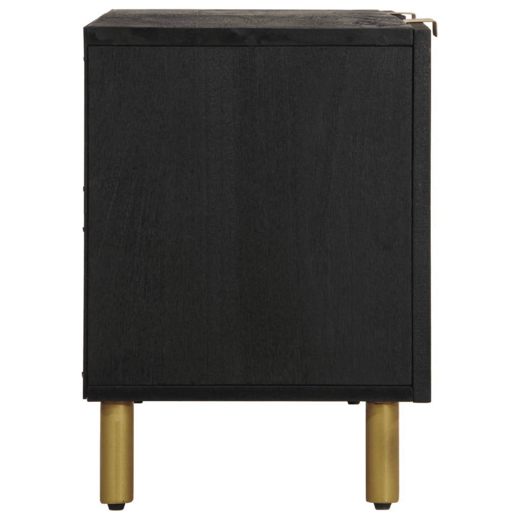 Mobile Porta TV Nero 105x33x46 cm in Legno Multistrato