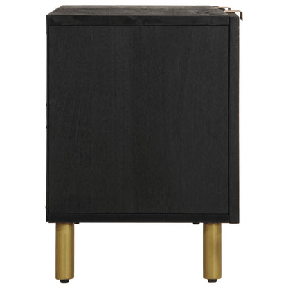 Mobile Porta TV Nero 105x33x46 cm in Legno Multistrato