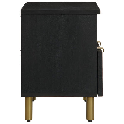 Mobile Porta TV Nero 70x33x46 cm in Legno Multistrato