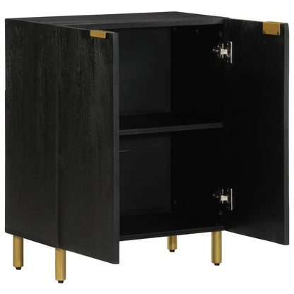 Credenza Nera 60x33x75 cm in Legno Multistrato