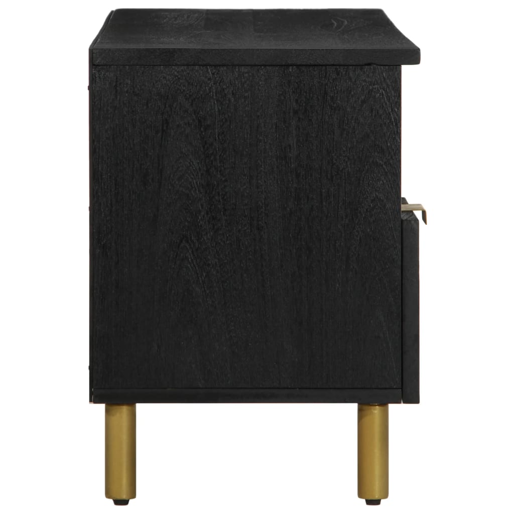 Mobile Porta TV Nero 100x33x46 cm in Legno Multistrato