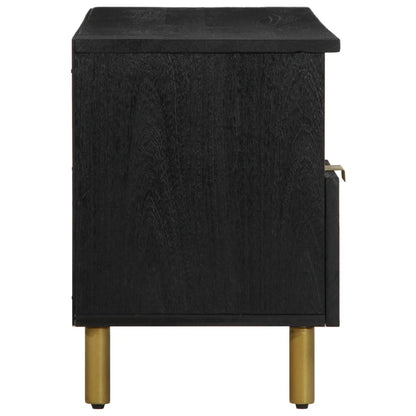 Mobile Porta TV Nero 100x33x46 cm in Legno Multistrato