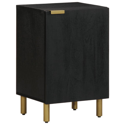 Mobile da Bagno Nero 38x33x58 cm in Legno Multistrato