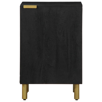 Mobile da Bagno Nero 38x33x58 cm in Legno Multistrato