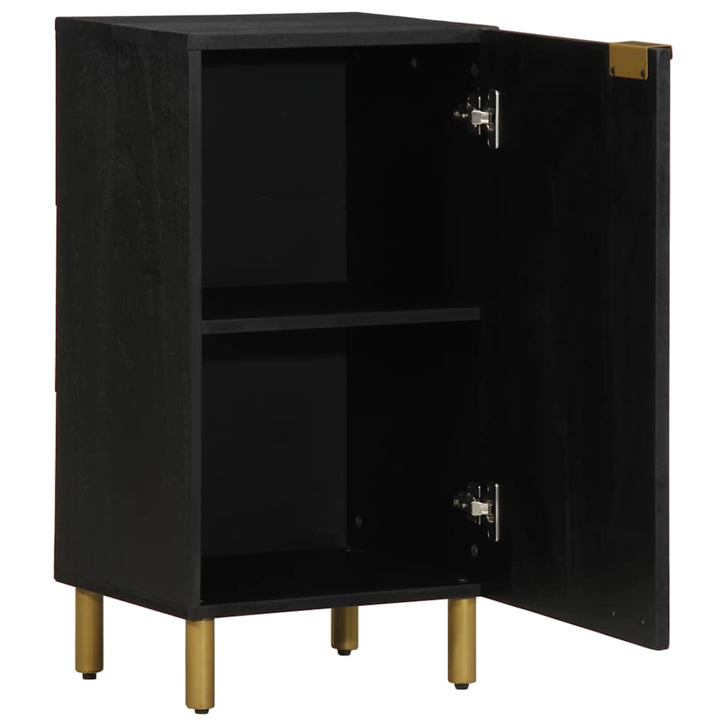 Credenza Nera 40x33x75 cm in Legno Multistrato